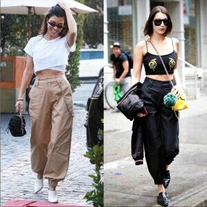 I.AM.GIA Cobain Cargo Black Pants